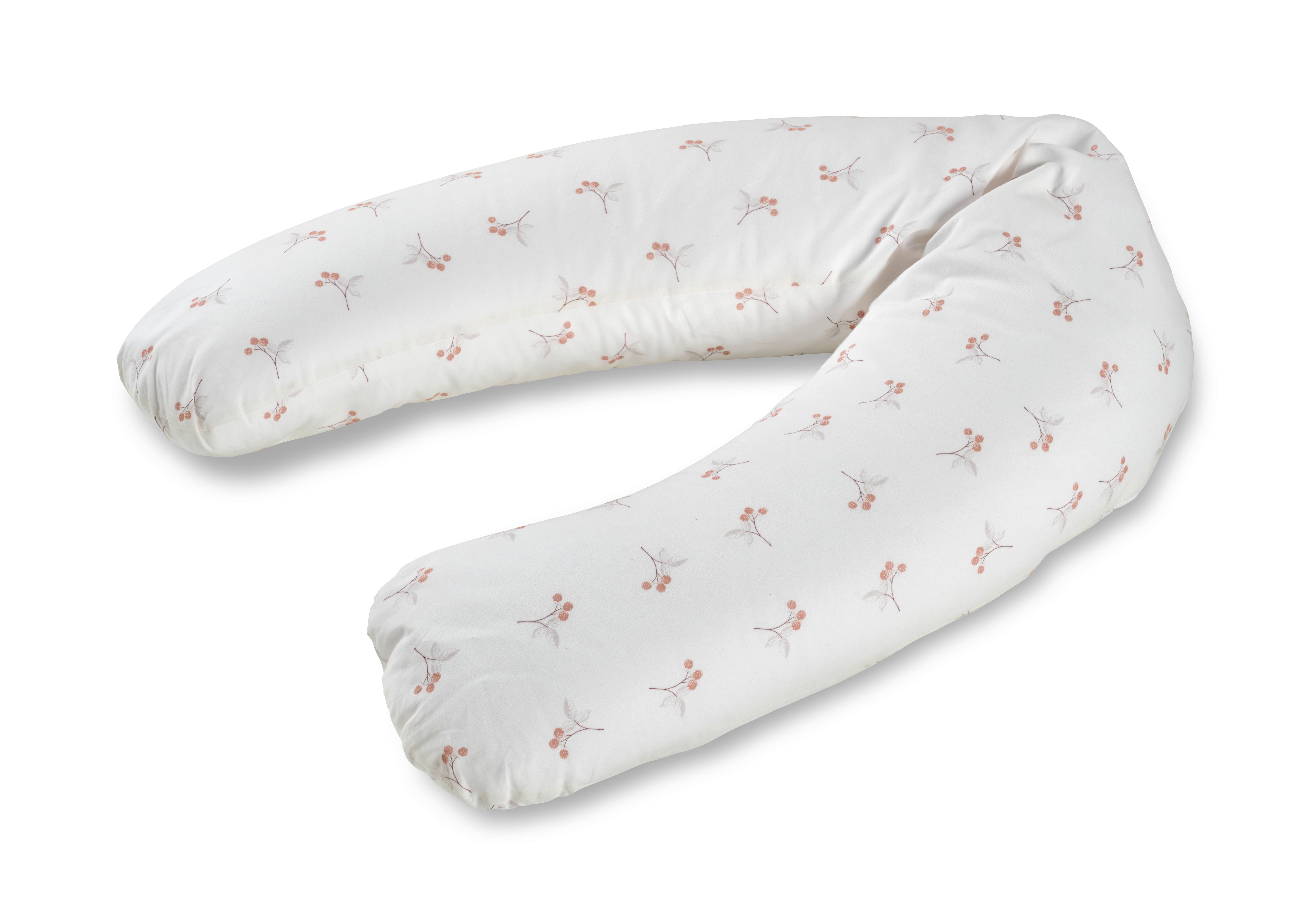 PODUSZKA DO KARMIENIA BERRY NATUR - biały, Basics, tkanina (190cm) - Patinio