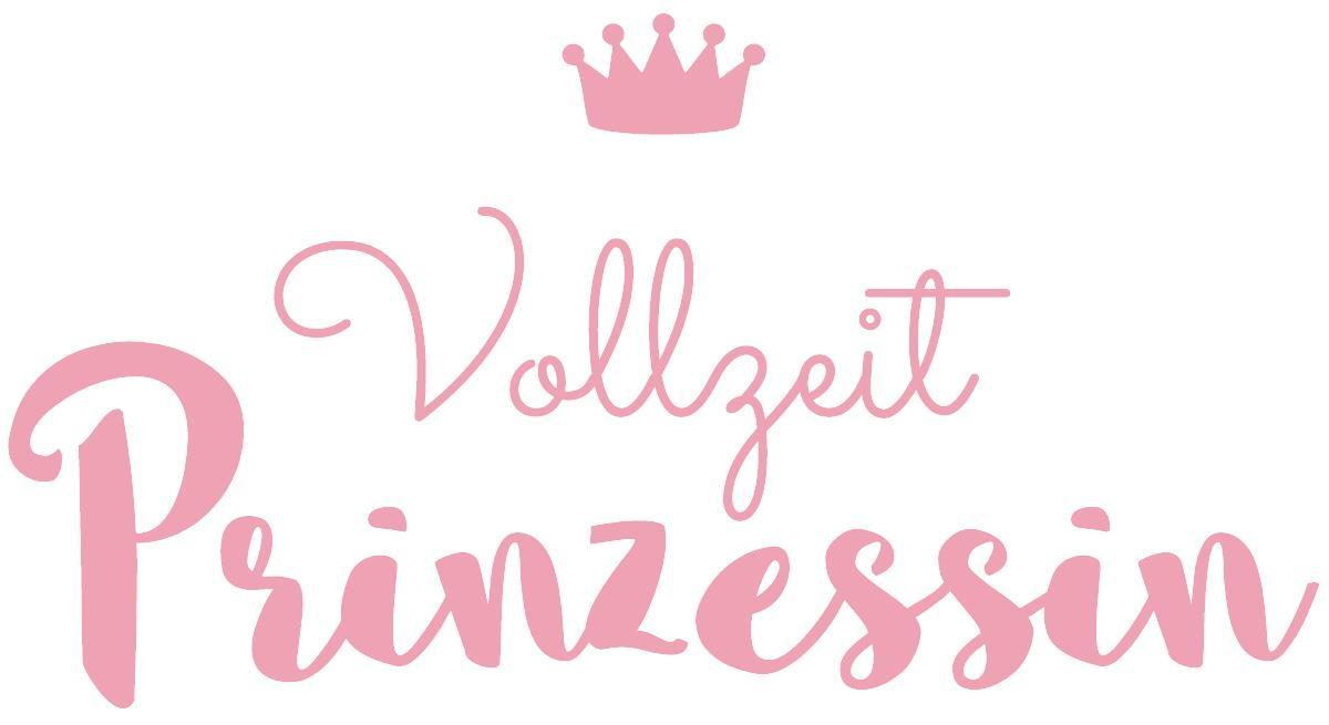 Postkarte Vollzeitprinzessin in Rosa - Goldfarben/Rosa, Papier (10,5/14,8cm) - Vollzeitprinzessin
