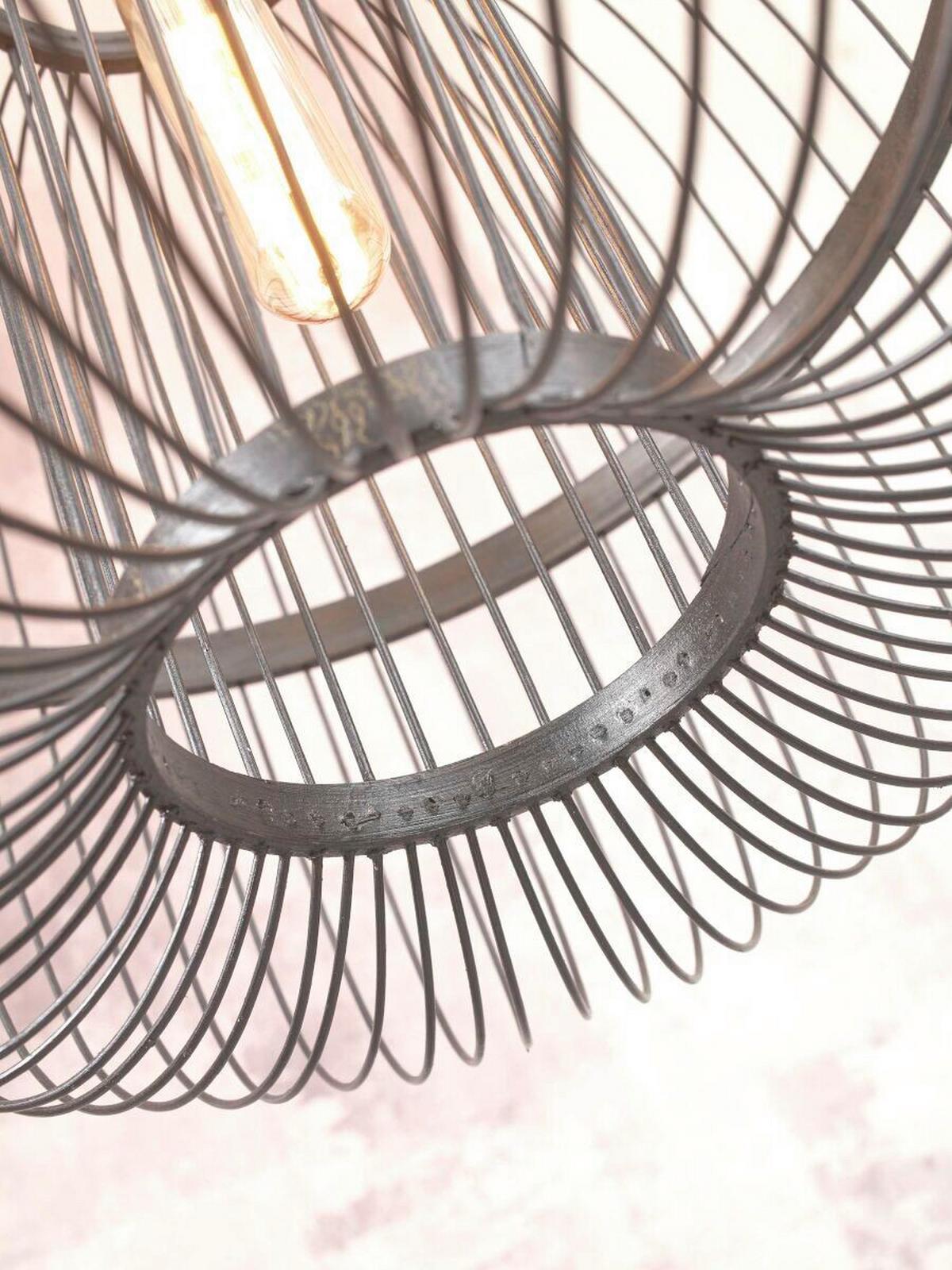 Viseča Svetilka Hokkaido, Črna - črna, Trend (25/38cm) - Good & Mojo