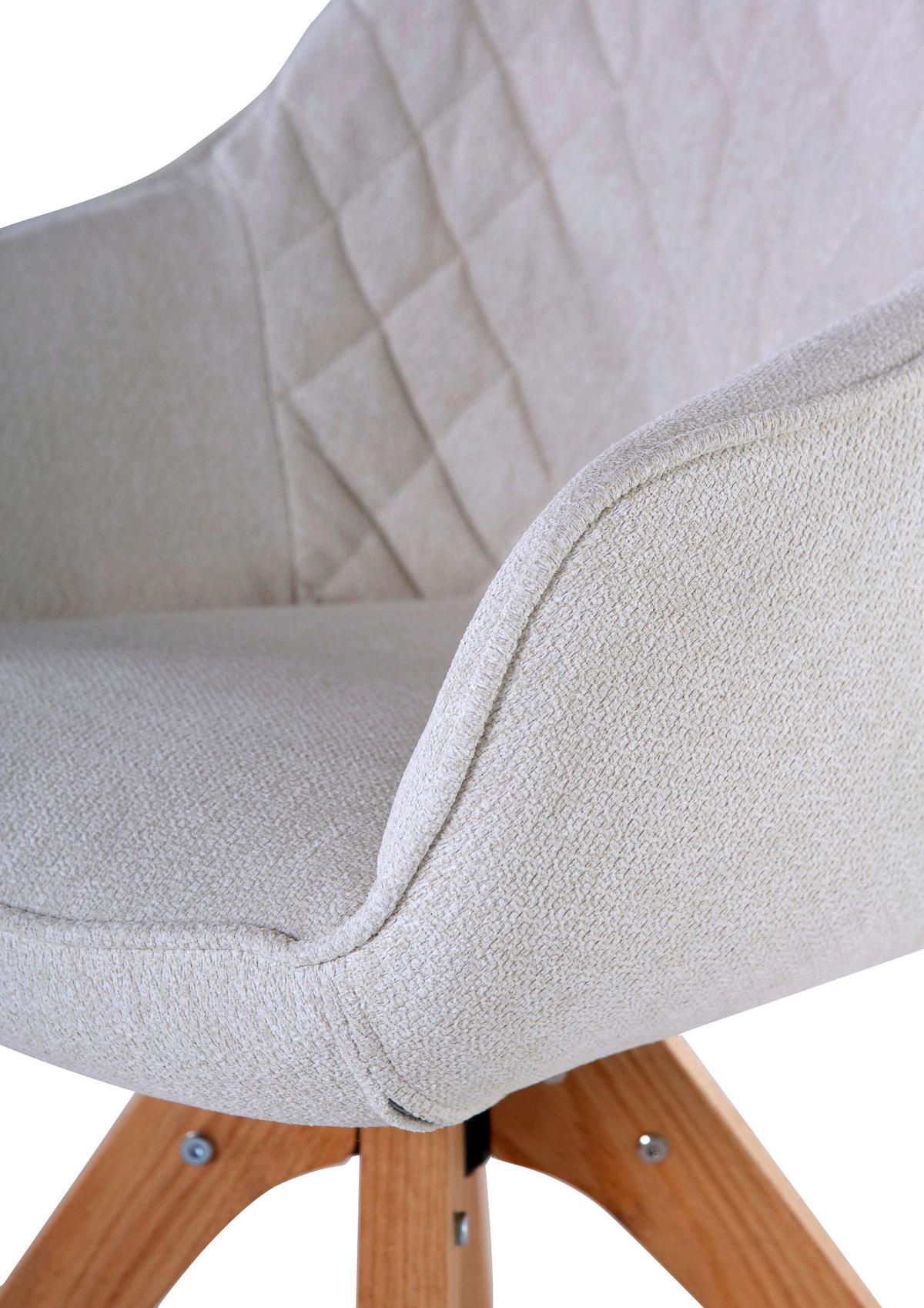 KRZESŁO Z PODŁOKIETNIKAMI COOL -BEACH CLUB- - kolor naturalny, Lifestyle, tkanina/drewno (60/83/65cm) - Landscape