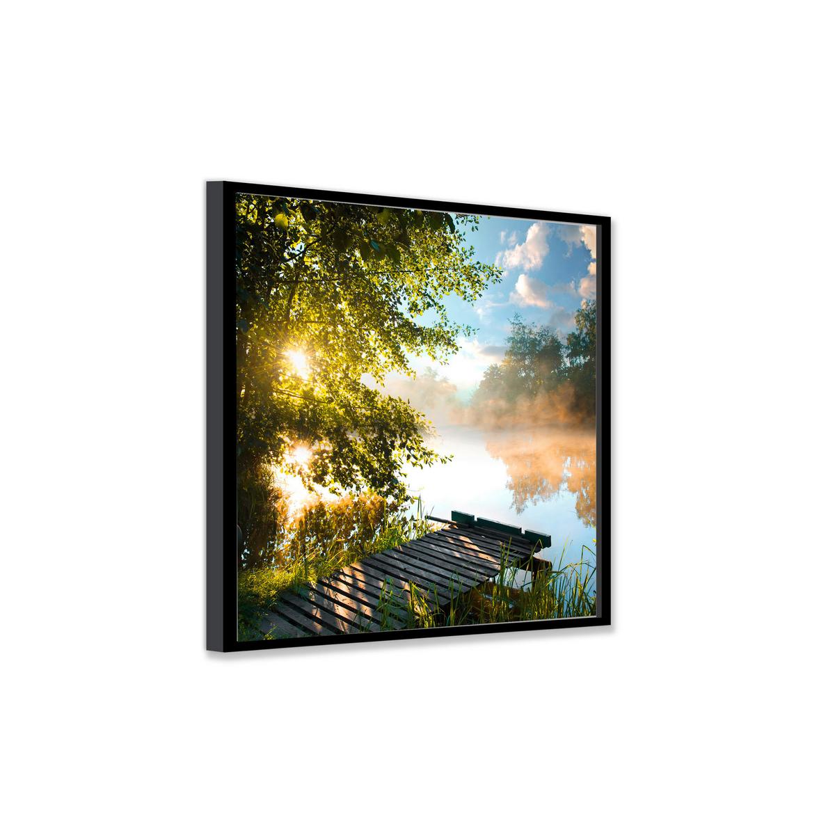 Slika S Okvirom Vous 30x30cm - višebojno/crna, papir/drvni materijal (30/30cm) - Modern Living