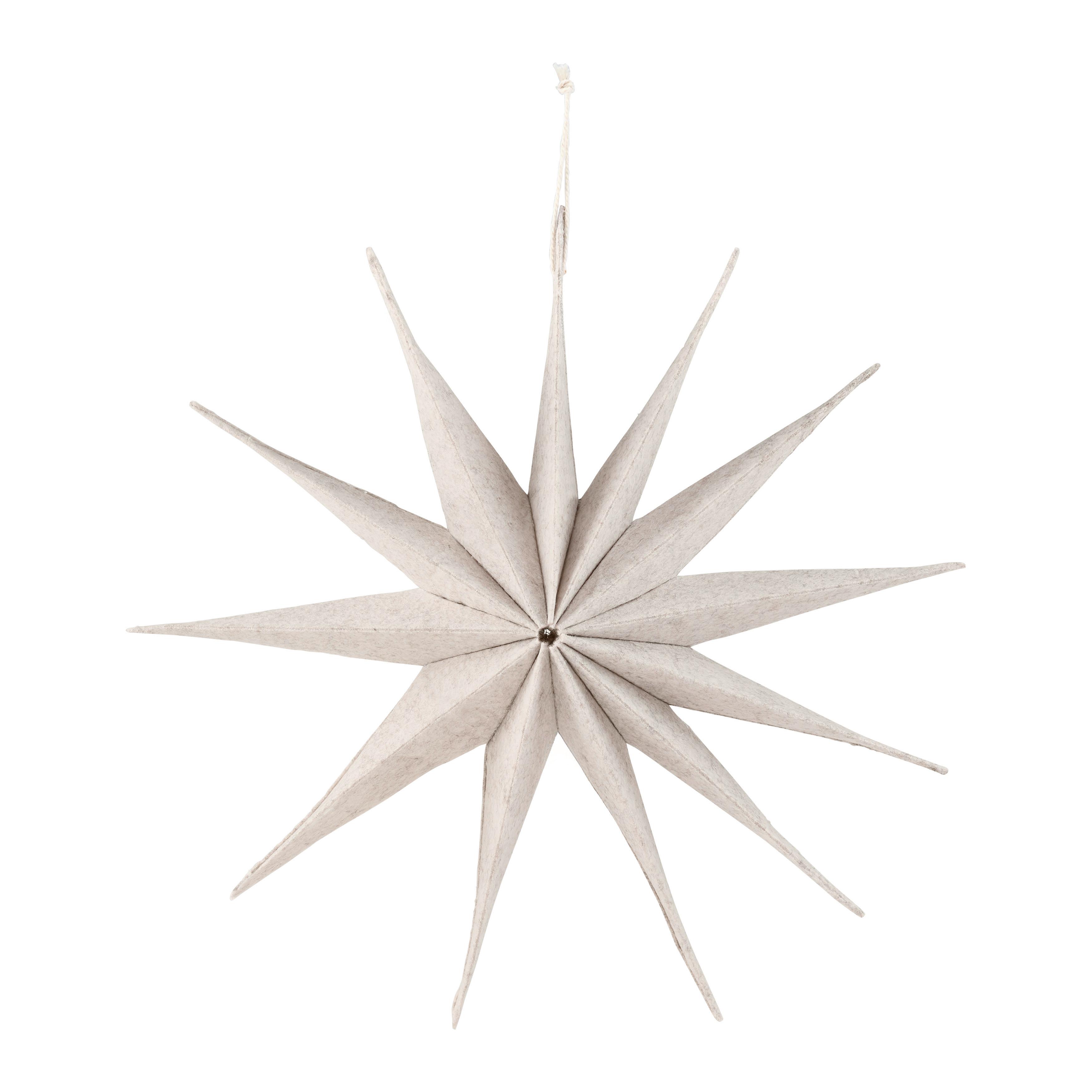 Dekohänger Kassio I Beige Ø ca. 30cm - Beige, KONVENTIONELL, Textil (30cm) - Mömax