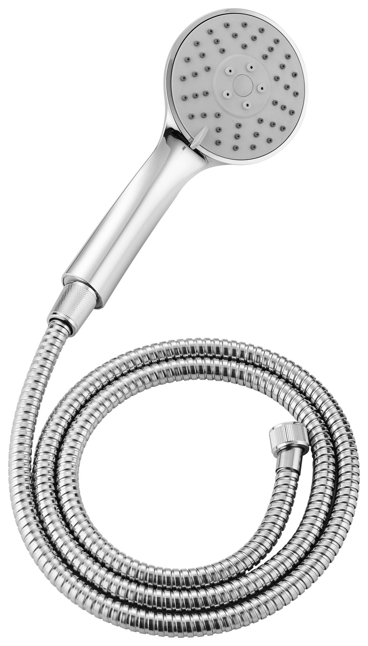 Pară de duș Napoli - culoare crom, Konventionell, plastic (10,0/23,5/150cm)