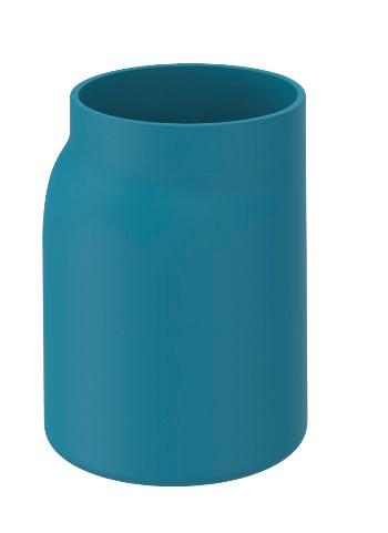 Zahnputzbecher Naime in Blau - Blau, MODERN, Kunststoff (8/11/7,1cm) - Premium Living