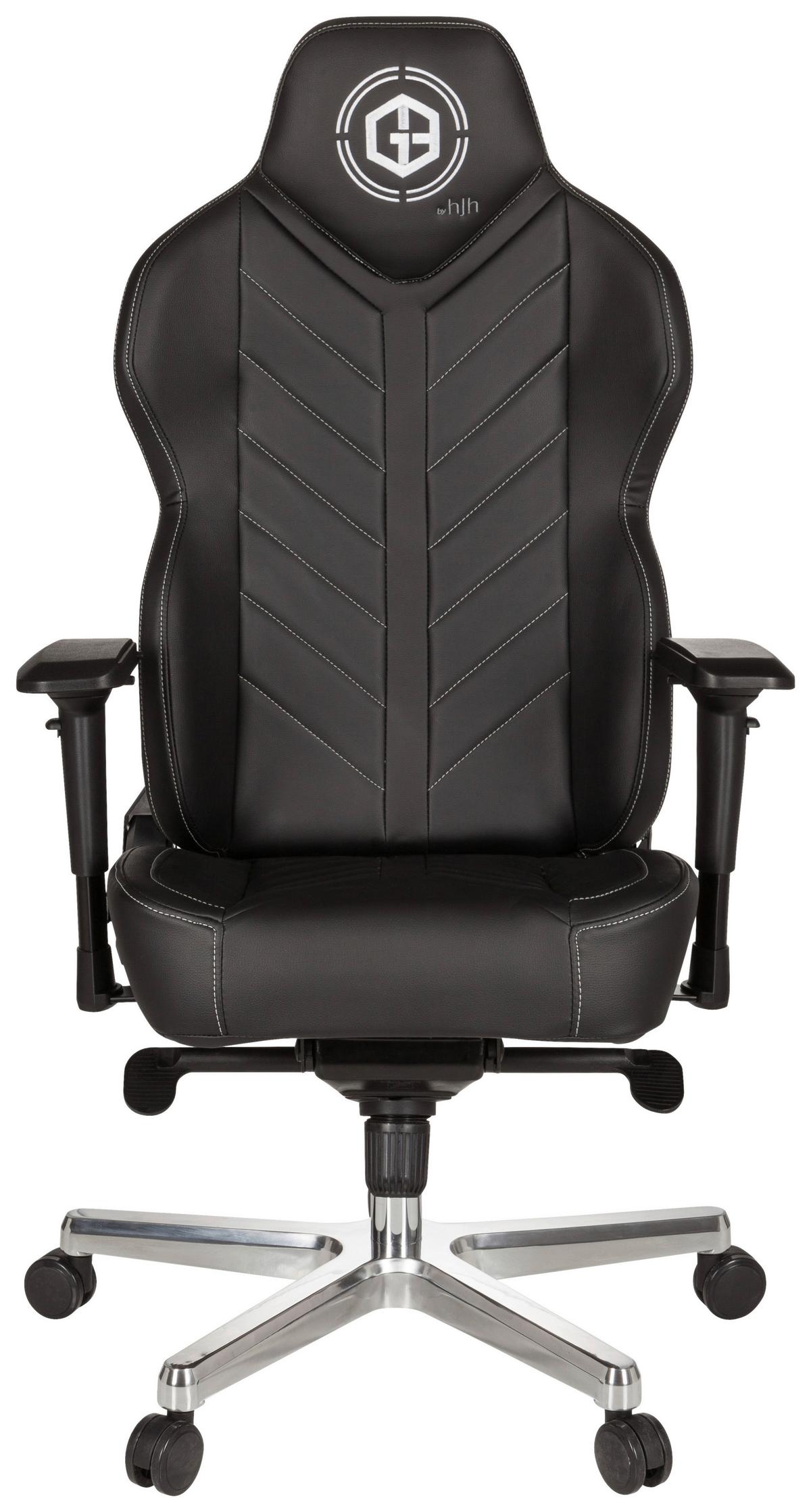 Vrtljivi Stol Gamebreaker Colossus, Črna - črna/bela, Moderno, kovina/umetna masa (70/139/58cm) - MID.YOU