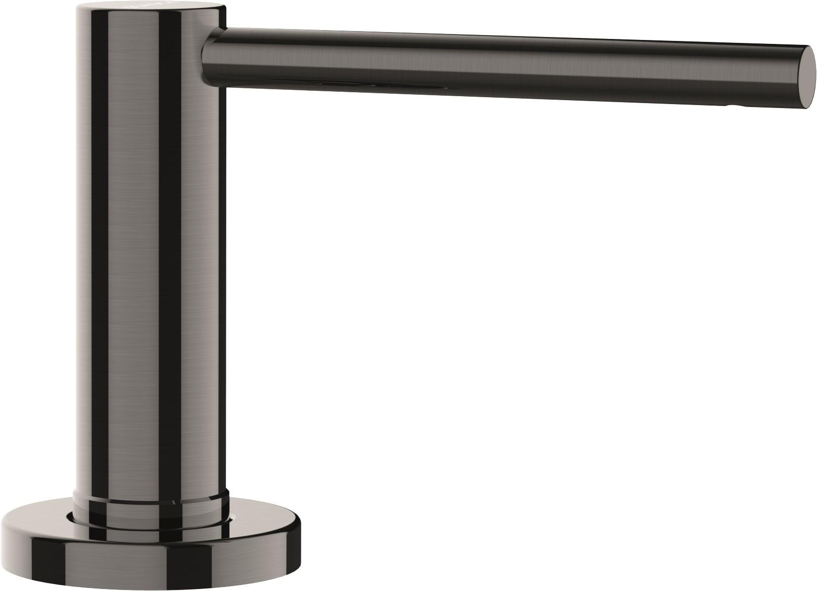 Seifenspender 629174GUB Edelstahl massiv - Dunkelgrau (33,2cm) - Schock
