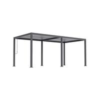 Pergola Core Anthrazit - Anthrazit, Basics, Metall (589/247/300cm) - Gardenson