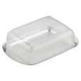 Butterdose Buddy aus Kunststoff - Transparent/Silberfarben, Kunststoff (16,5/10,5cm) - Mömax modern living