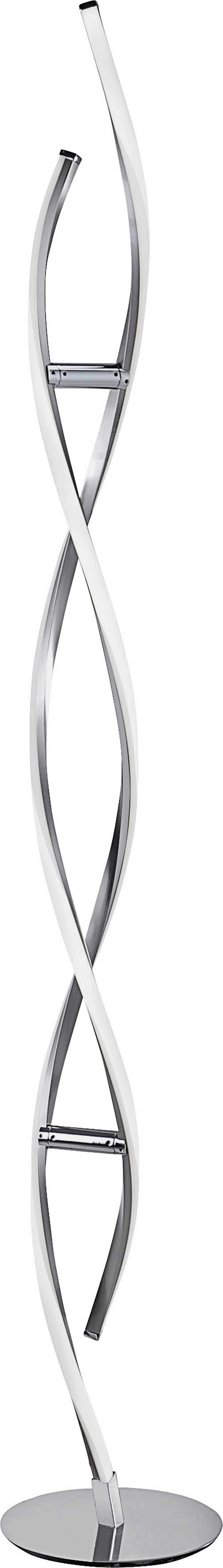 LAMPA STOJĄCA LED 9140-55 POLINA - kolor niklowy, Konventionell, metal (20/20/136cm) - Paul Neuhaus