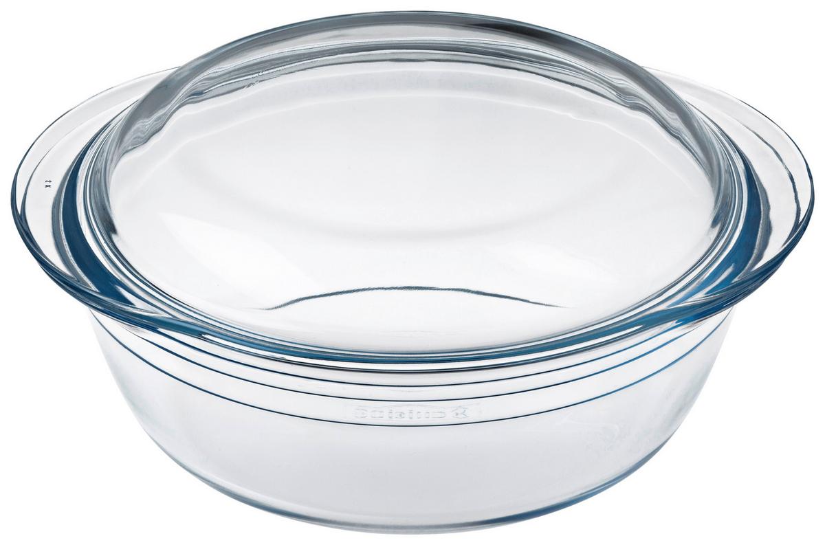 Üveg Sütőtál - áttetsző, üveg (3l)