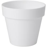 Okrasni Lonček Icona Soft Mat 14 - bela, Konvencionalno, umetna masa (14/12,5cm) - Mömax