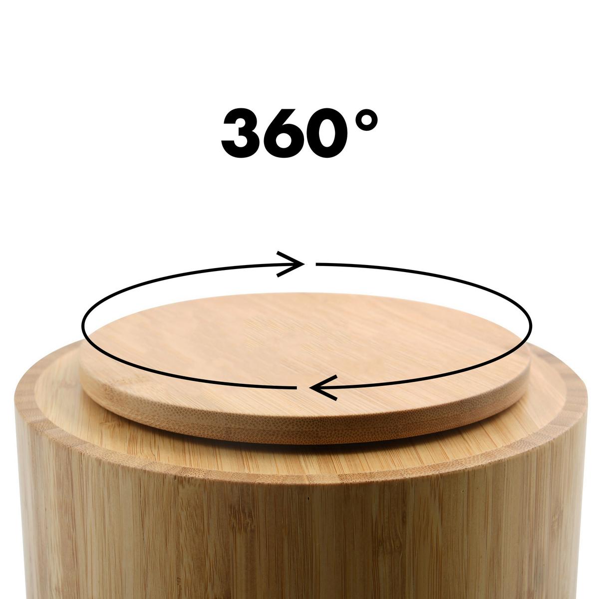 Kosmetik-organizer 143454 Isalys - Hellbraun, Konventionell, Holz (20/20/15.3cm) - Spirella