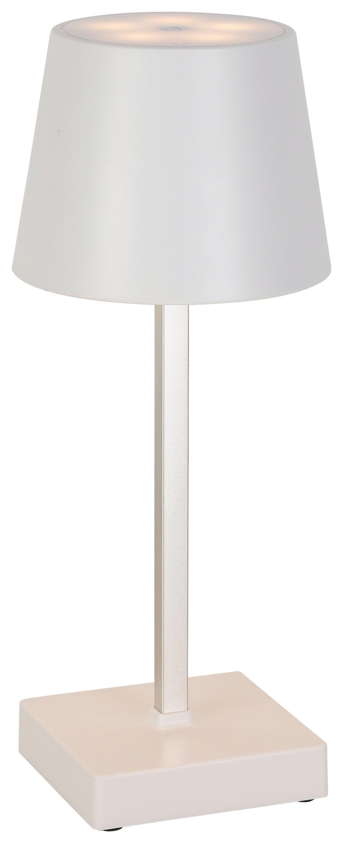 Led-dekorativna Svjetiljka Gopi - bijela/srebrne boje, Romantično / ladanjski, metal/plastika (10,5/26cm) - Modern Living