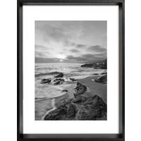 RAMKA NA ZDJĘCIA 711902 - czarny, Basics, materiał drewnopochodny/szkło (25,3/19,3/4cm)