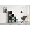 REGAL CASSA 2 -EXKLUSIV- - Anthrazit, KONVENTIONELL, Holzwerkstoff (148/150/35cm) - Mömax