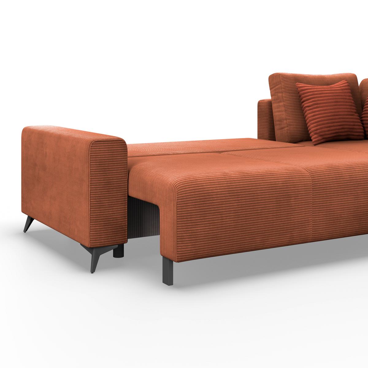 Coltar VIKTOR - arămiu, Modern, textil (270/212cm)