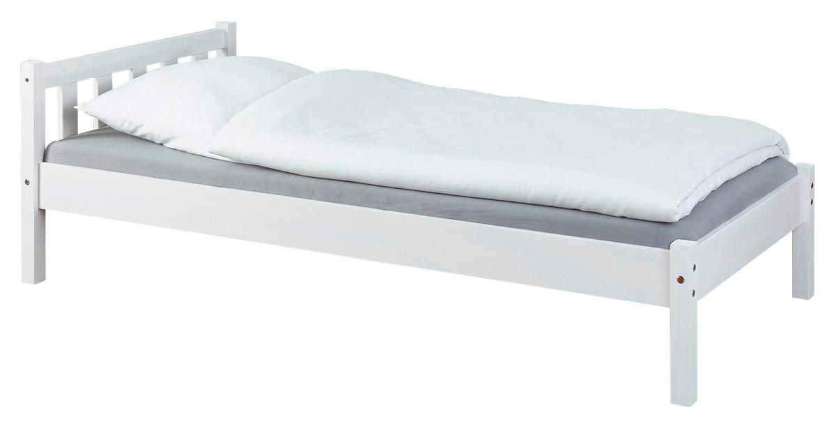Bett Vilmar 90x200 Cm Weiss - Weiss, Basics, Holz (90/200cm) - MID.YOU
