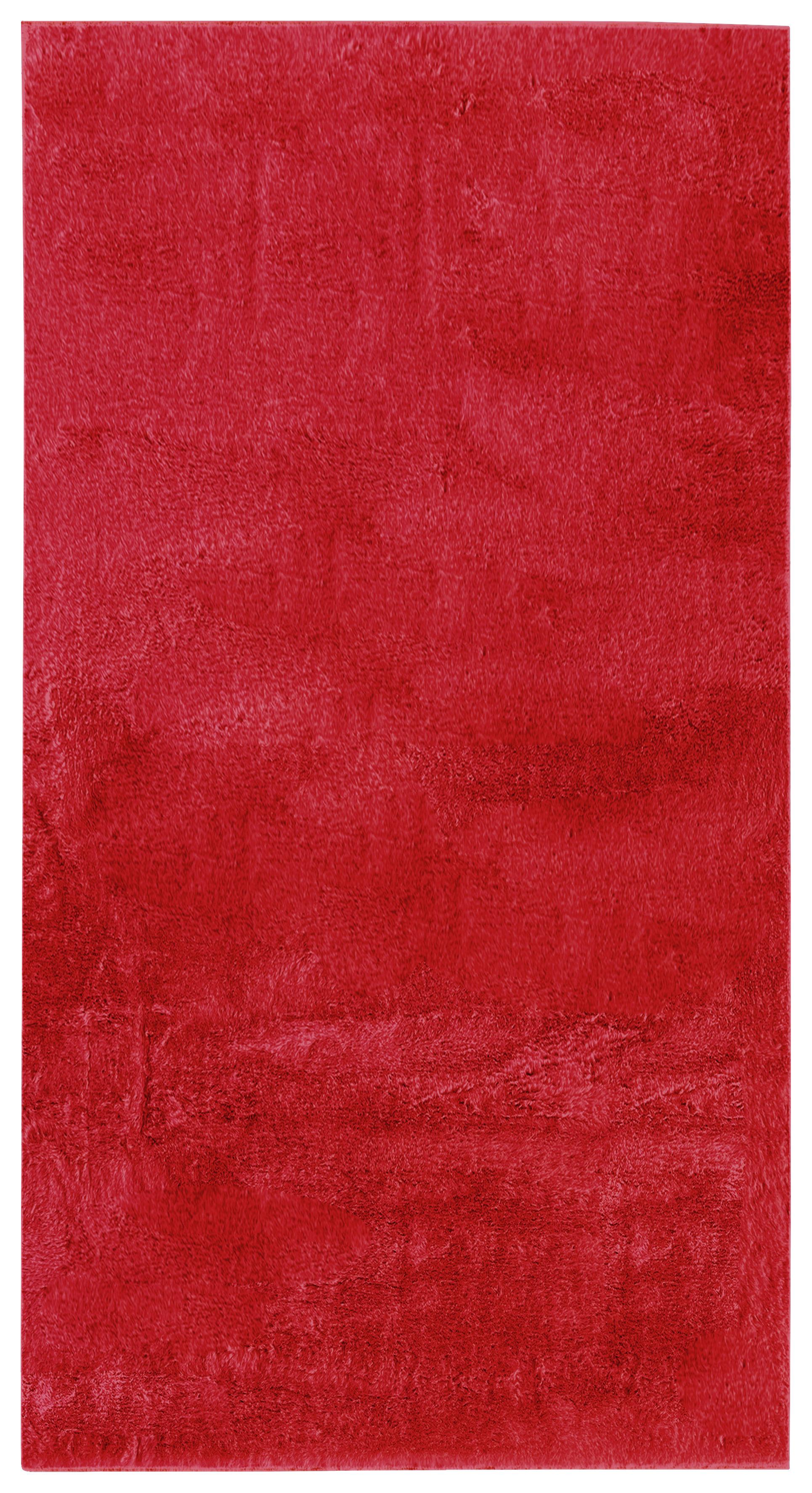 Kunstfell Caroline 1 in Rot ca.80x150cm - Rot, Konventionell, Textil (80/150cm) - Mömax