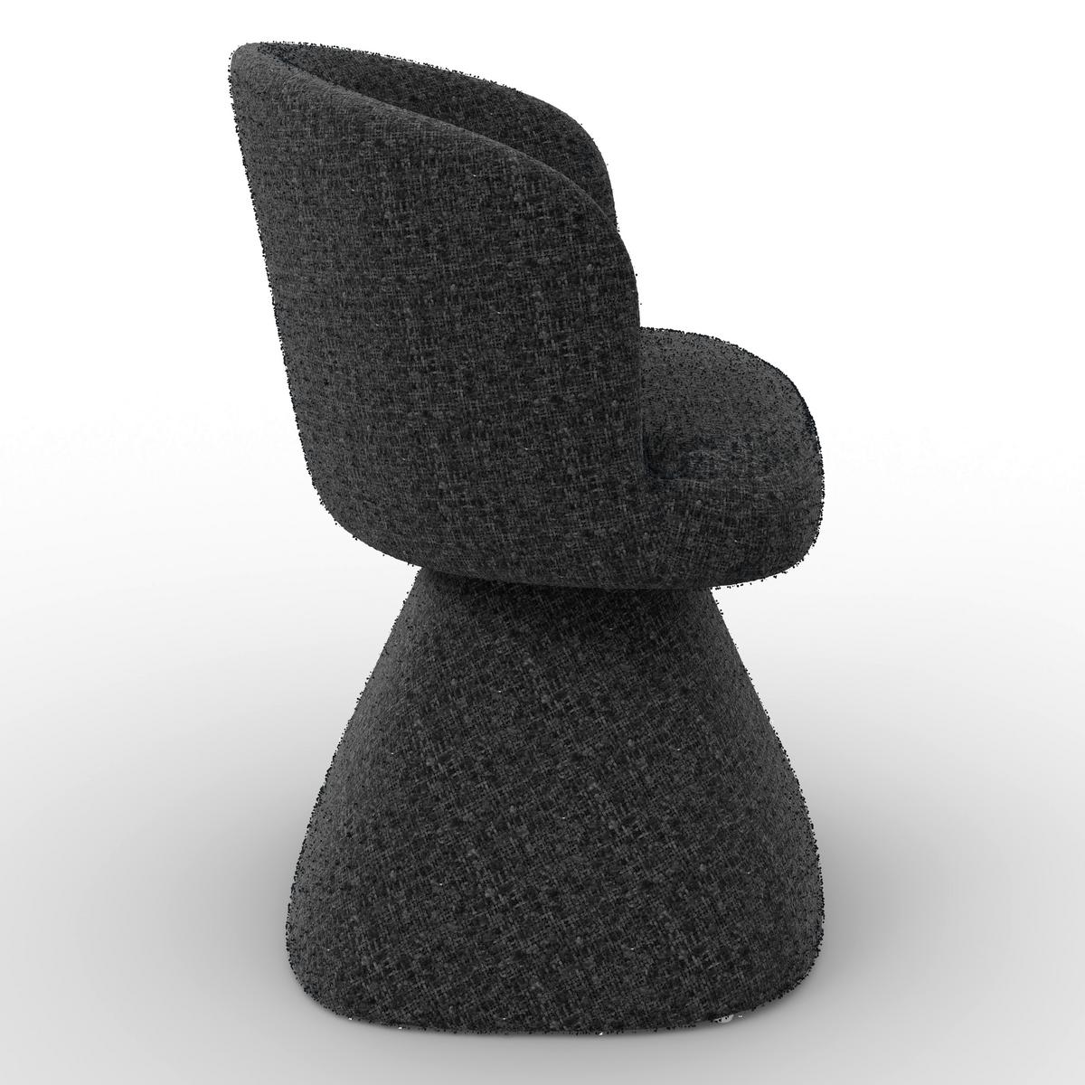 Armlehnstuhl Maylea Grau Webstoff Gepolstert - Grau, MODERN, Holz/Textil (61/60,5/81cm) - Bessagi Home