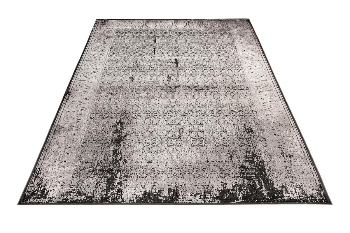 Webteppich My Eden Of Obsession - Schwarz/Grau, Design, Textil (80/150cm)