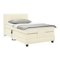 PAT BOXSPRING DIXON - ecru, Konventionell, lemn/textil (120/200cm) - Premium Living