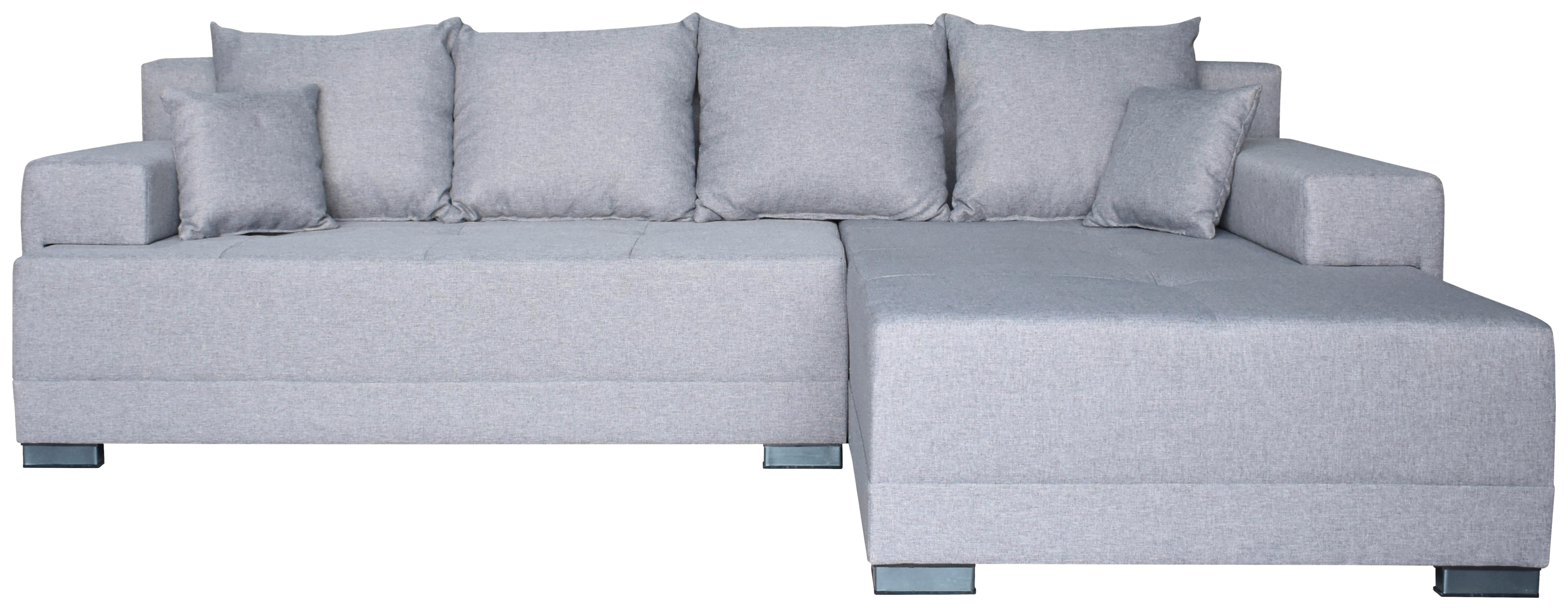 Canapea modulară CALA - gri deschis, Modern, plastic/lemn (265/74/177cm) - Modern Living