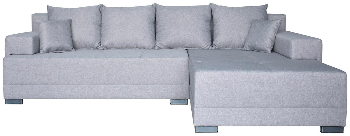 Canapea modulară CALA - gri deschis, Modern, plastic/lemn (265/74/177cm) - Modern Living