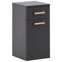 Spodnja Omarica Duo, Antracit - antracit, Konvencionalno, leseni material (32,7/67/35,3cm) - Stylife
