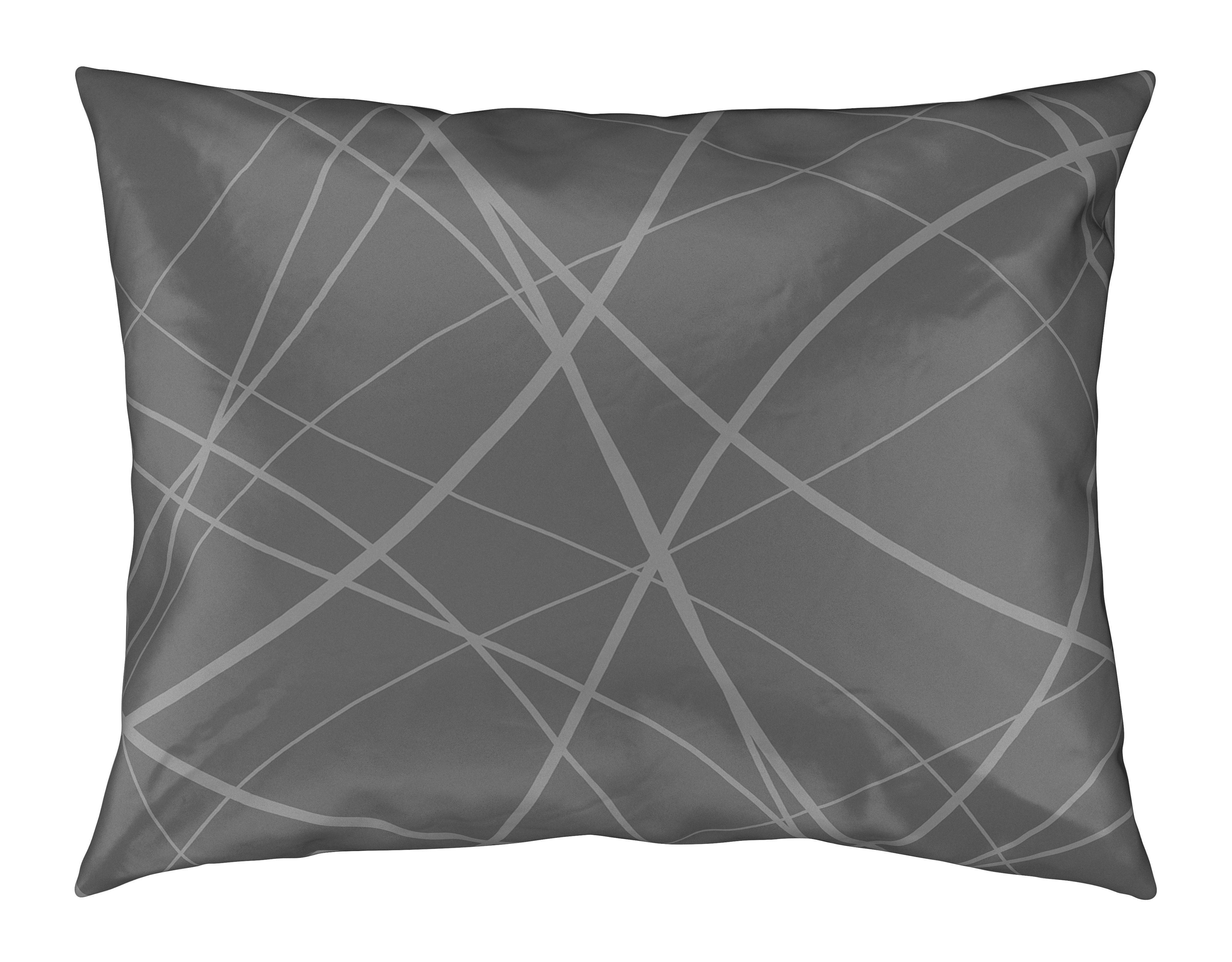 Kissenhülle Alex Design in Schieferfarben ca. 40x60cm - Schieferfarben, MODERN, Textil (40/60cm) - Premium Living