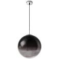 Hängeleuchte Lus max. 40 Watt - Chromfarben/Schwarz, LIFESTYLE, Glas/Kunststoff (30/120cm) - Modern Living Hängeleuchte Lus max. 40 Watt - Chromfarben/Schwarz, LIFESTYLE, Glas/Kunststoff (30/120cm) - Modern Living