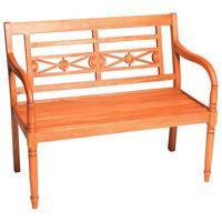 Gartenbank "Havanna" aus Eukalyptus, natur - Naturfarben, KONVENTIONELL, Holz (107/60/90cm) - Gardenson