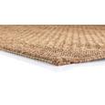 Flachwebeteppich Grace in Braun, ca. 140x200cm - Dunkelbraun, MODERN (140/200cm) - MÖMAX modern living