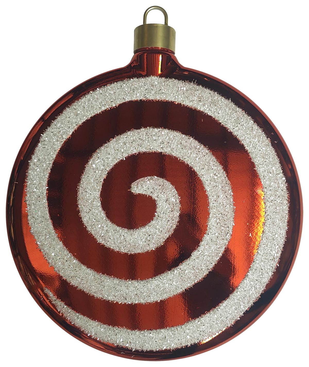 Dekoanhänger Candy Rot/Weiß - Rot/Weiß, Kunststoff (39,4/48,3/8,9cm) - Mömax