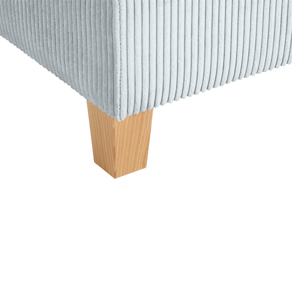 Colţar LILLE - gri, Modern, textil (232/110/156cm) - Best Price