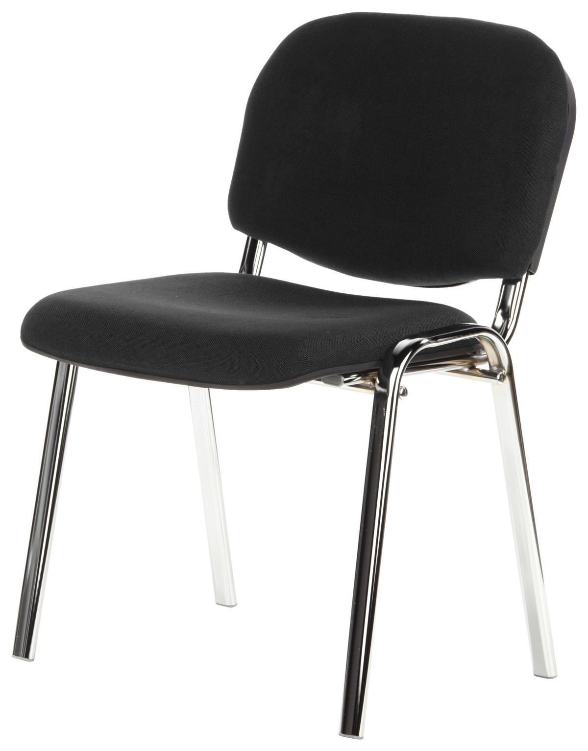 Konferenčni Stol Xt 600, Črna, Barva Kroma - barve kroma/črna, Basics, kovina/tekstil (58/84/41cm) - MID.YOU