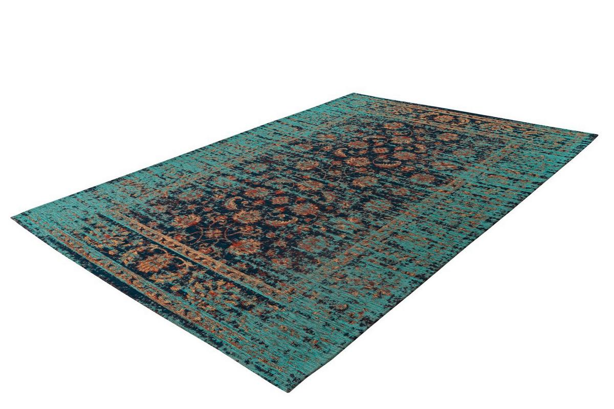 TEPPICH CHARME 225 MULTI / BLEU - Blau/Multicolor, Konventionell, Textil (200/290cm) - Kayoom