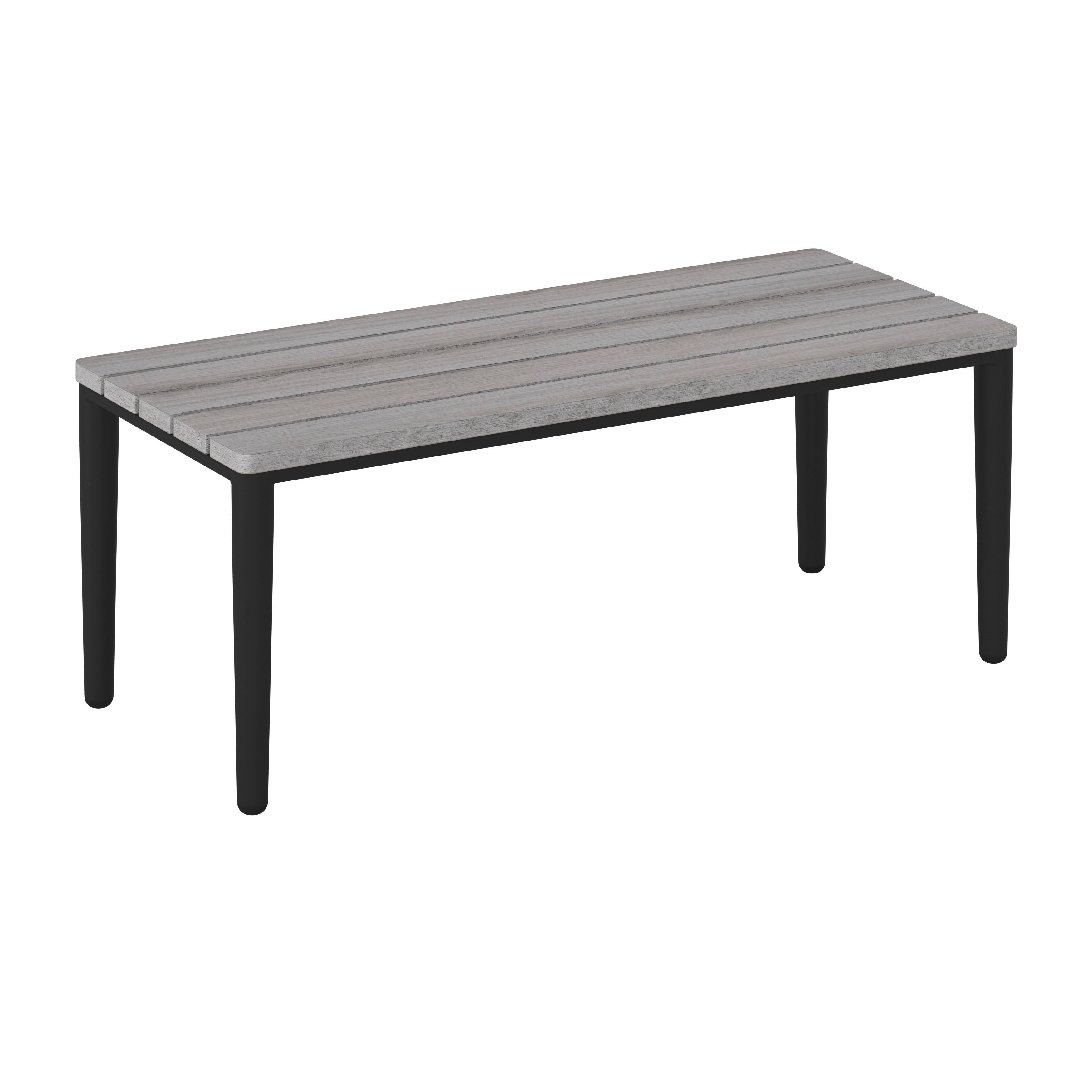 LOUNGEGRUPP ENJA - ljusgrå/grå, Modern, metall/textil (104/60/70cm) - Bessagi Garden