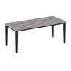 LOUNGEGRUPP ENJA - ljusgrå/grå, Modern, metall/textil (104/60/70cm) - Bessagi Garden