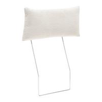Kopfstütze Ubalda Weiß - MODERN, Textil (1/1/1cm) - Premium Living