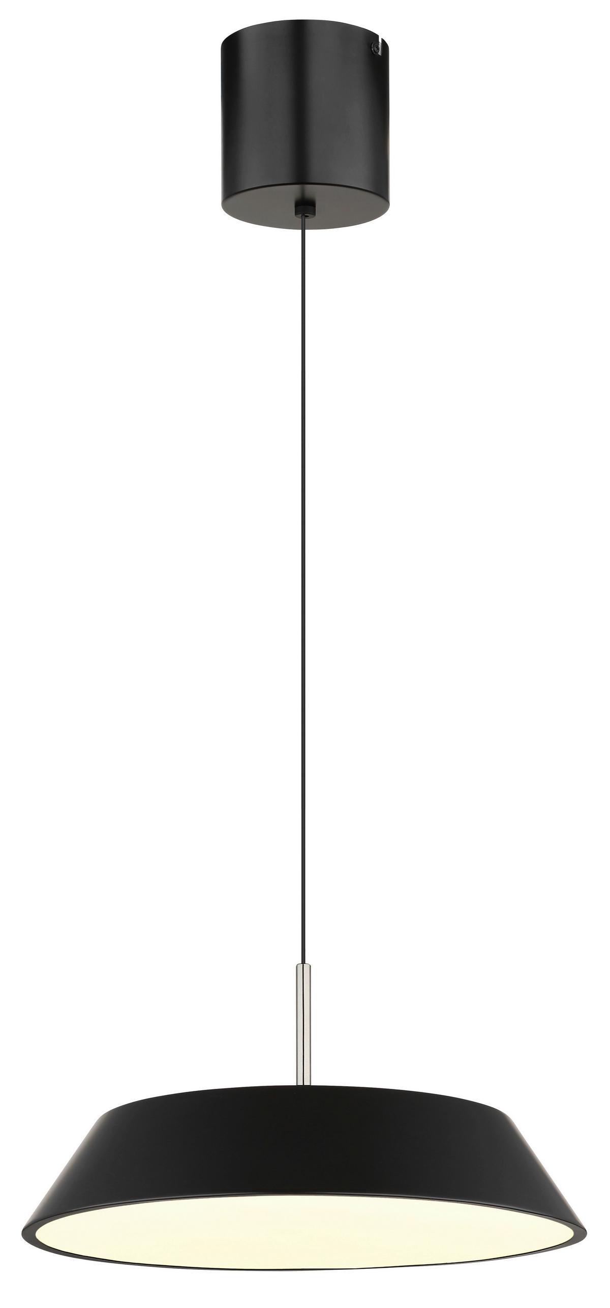 Led-hängeleuchte 15947s Silena - Weiss/Schwarz, Basics, Kunststoff/Metall (40/180cm) - Globo