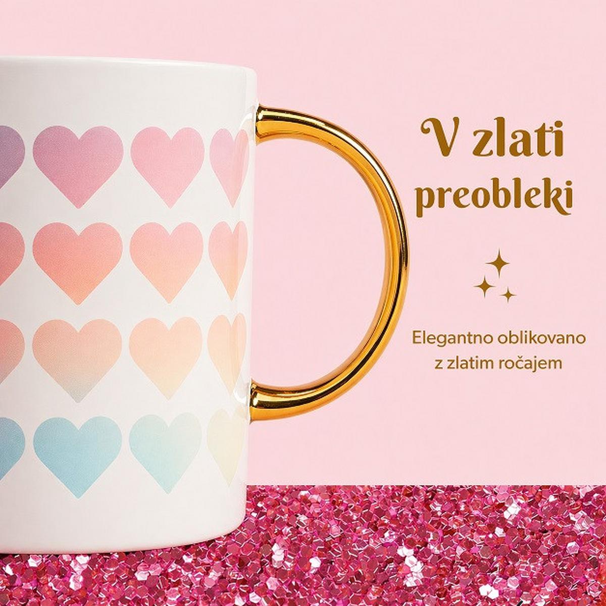Skodelica Za Kavo Paris Hilton - bela, Design, keramika (9/13/11cm) - Paris Hilton