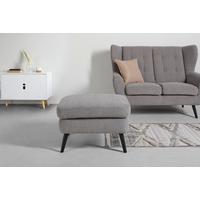 Hocker Helsinki in Grau/Dunkelgrau - Dunkelgrau/Schwarz, Modern, Holz/Holzwerkstoff (72/47/62cm) - Mömax