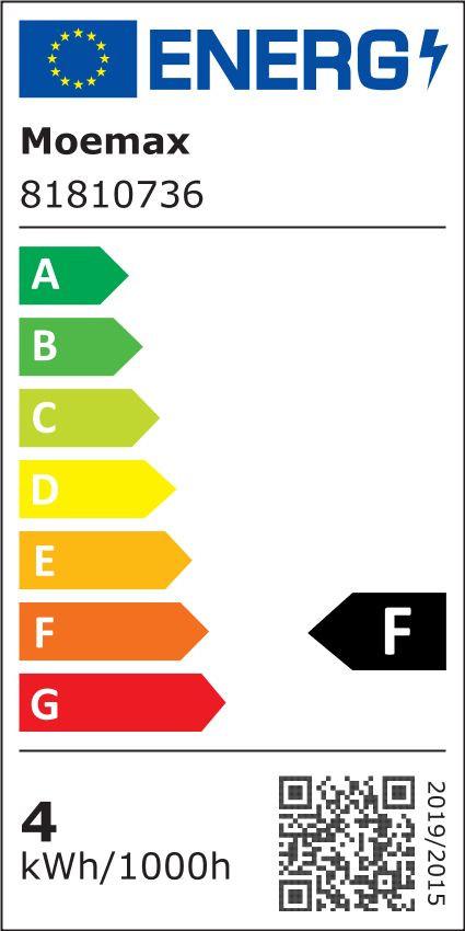 LED-Leuchtmittel 10588-3 max. 4 Watt - Klar, Glas (3,5/9,8cm) - Mömax