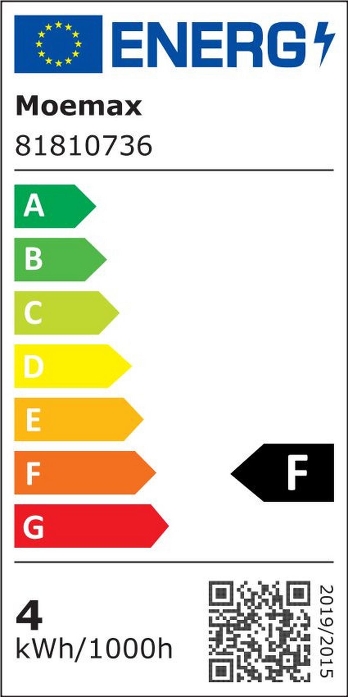 LED-Leuchtmittel 10588-3 max. 4 Watt - Klar, Glas (3,5/9,8cm) - Mömax