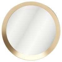 PLAYBOY Wandspiegel Grace Gold Metall D ca. 80 cm - Goldfarben, Design, Glas/Metall (80/80/5cm) - Playboy