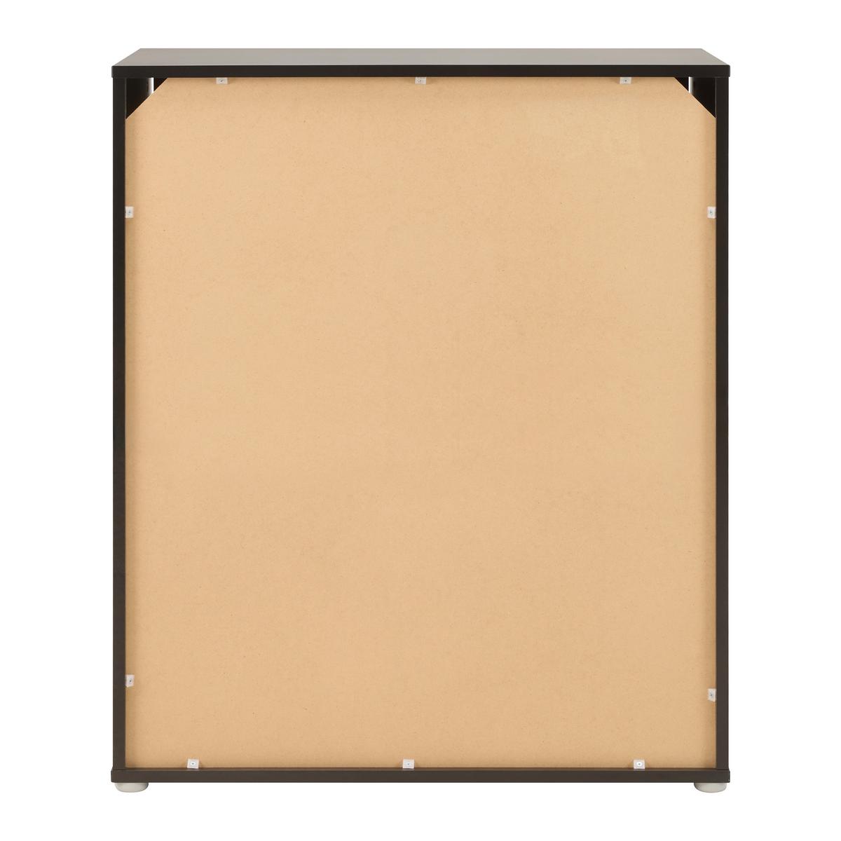 Kommode Adriano Schwarz/Eichefarben - Eichefarben/Schwarz, MODERN, Holzwerkstoff/Kunststoff (80/94,8/41,2cm) - Mömax