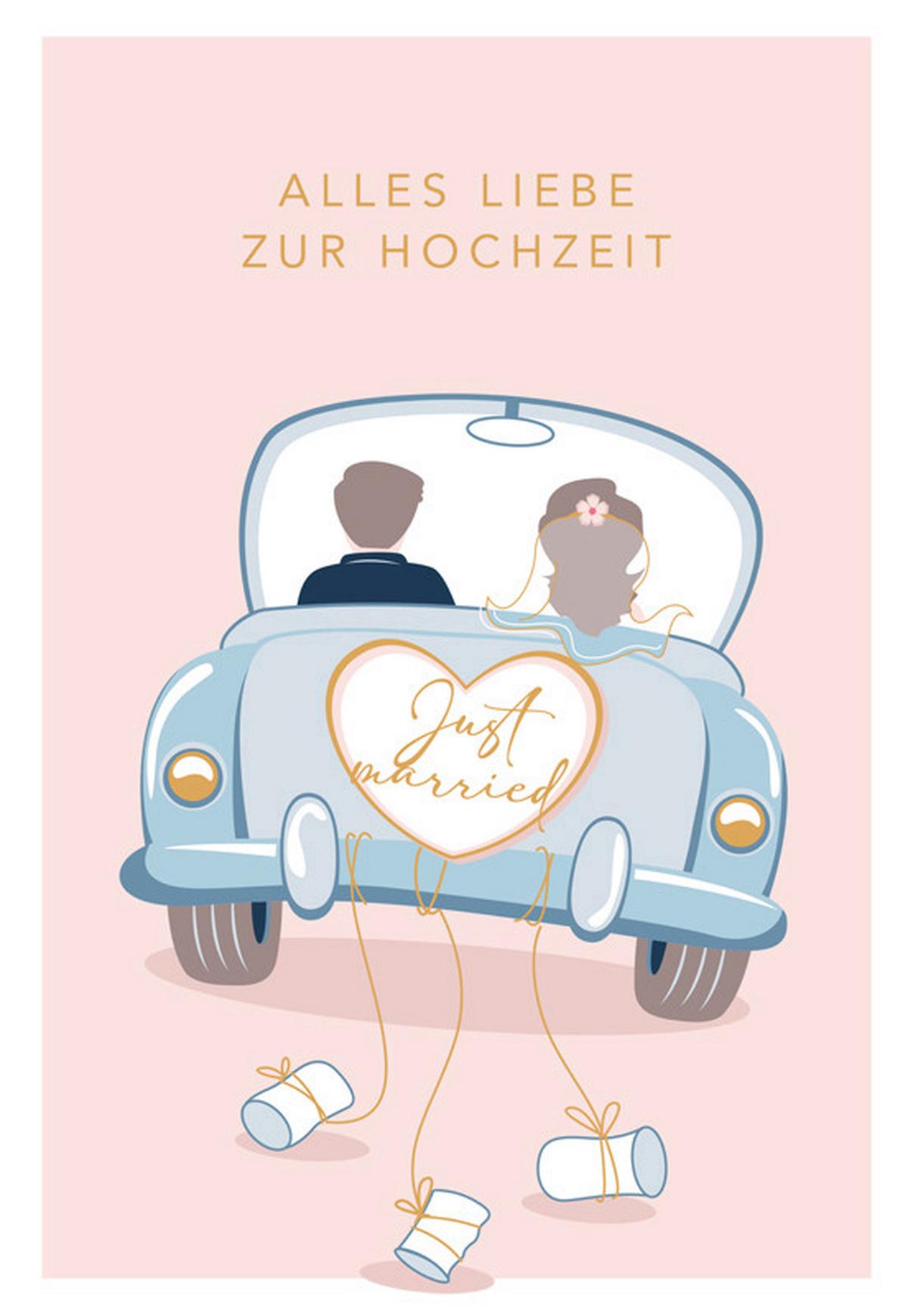 Klappkarte Kupfergold Multicolor - Basics, Papier (18/13cm)