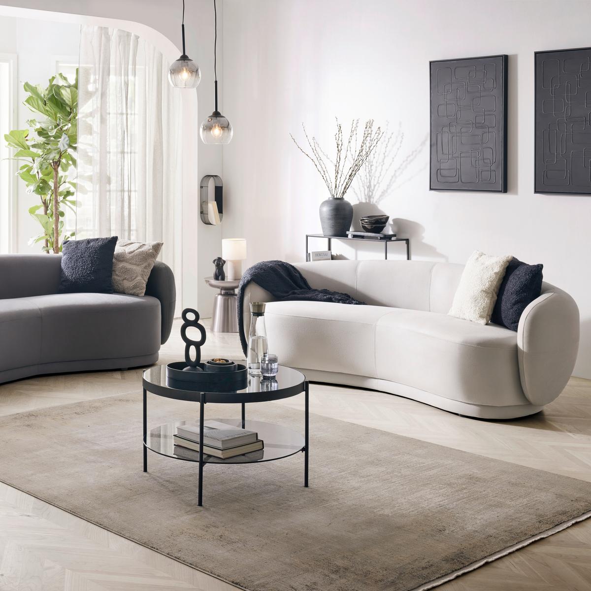 Dekoblatt Fiona in Schwarz - Schwarz, Basics, Holz (36/22,5/4cm) - Modern Living