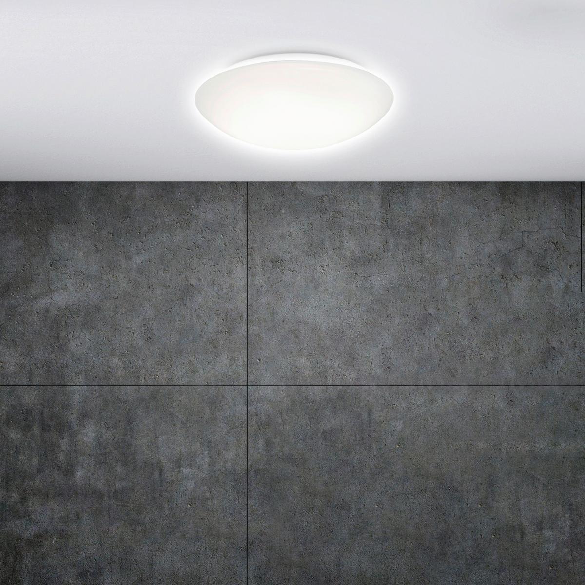 LAMPA SUFITOWA LED 3362016 ELIPSO - biały, Konventionell, tworzywo sztuczne/metal (27,8/6,5cm)