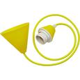 Schnurpendel Coli Gelb max. 60 Watt - Gelb, Kunststoff/Textil (120cm) Schnurpendel Coli Gelb max. 60 Watt - Gelb, Kunststoff/Textil (120cm)